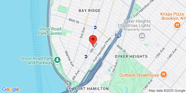 Map of 9020 5th Ave Lower Level Brooklyn, NY 11209