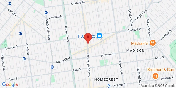 Map of 2005 Coney Island Ave Brooklyn, NY 11223