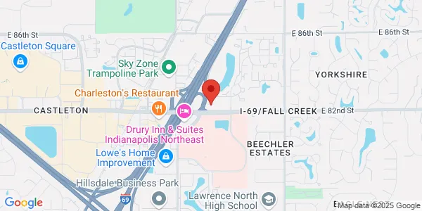 Map of 8202 Clearvista Pkwy Ste 5B Indianapolis, IN 46256