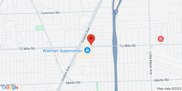 Map of 19041 Twelve Mile Rd Ste 102 ,103 Roseville, MI 48066