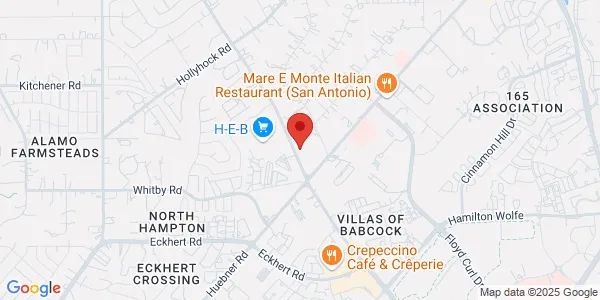 Map of 5893 Babcock Rd Ste 103 San Antonio, TX 78240