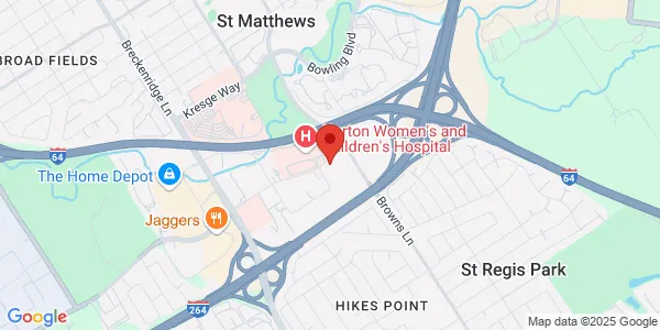 Map of 4044 Dutchmans Ln Saint Matthews, KY 40207