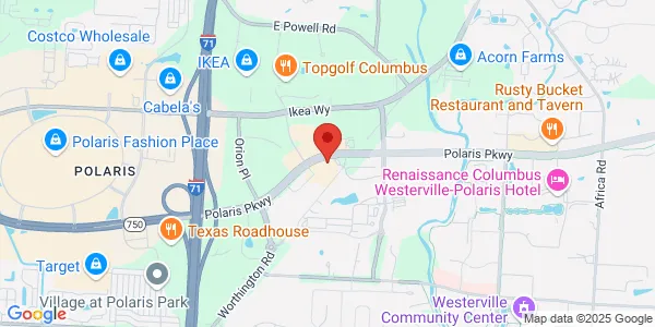 Map of 2141 Polaris Pkwy Columbus, OH 43240