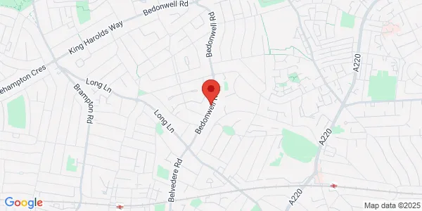 Map of 63 Bedonwell Road Bexleyheath DA7 5PS United Kingdom