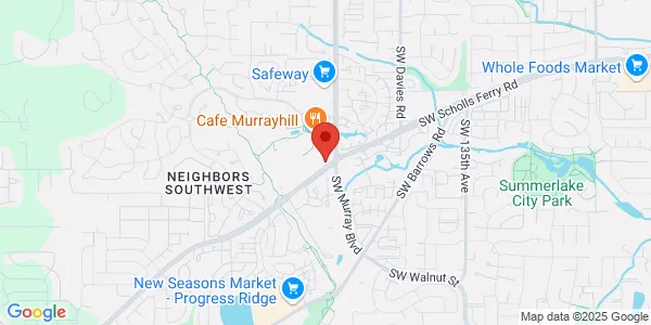 Map of 14600 SW Murray Scholls Dr Beaverton, OR 97007