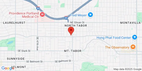 Map of 5921 E Burnside St Portland, OR 97215