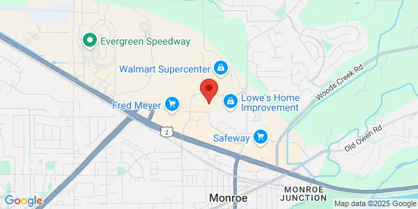 Map of 19200 North Kelsey St Monroe, WA 98272