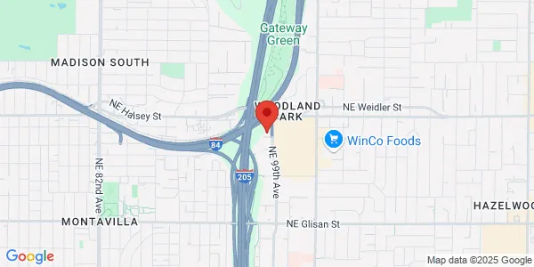 Map of 1321 NE 99th Ave Ste 200 Portland, OR 97220