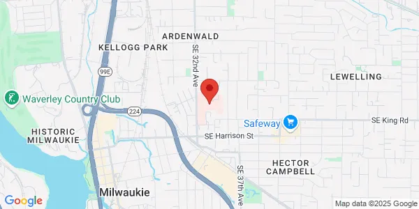 Map of 10150 SE 32nd Ave Milwaukie, OR 97222