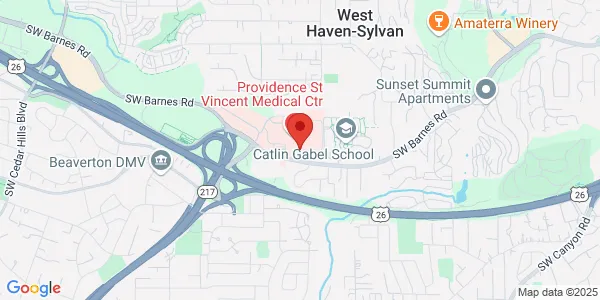 Map of 9205 SW Barnes Rd Portland, OR 97225