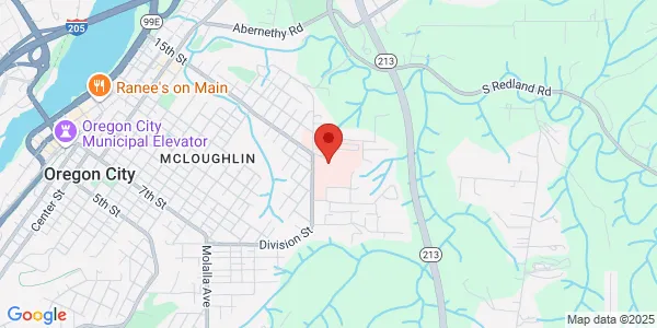 Map of 1500 Division St Oregon City, OR 97045