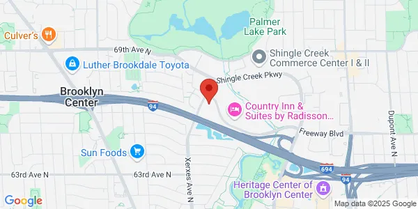 Map of 2781 Freeway Blvd Ste 120 Brooklyn Center, MN 55430