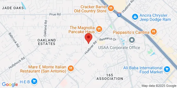 Map of 10007 Huebner Rd Bldg 4 San Antonio, TX 78240