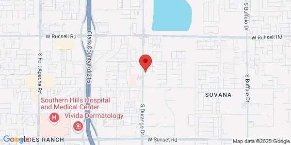 Map of 5980 S Durango Dr Ste 113-114 Las Vegas, NV 89113