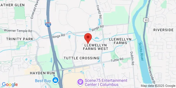 Map of 5040 Bradenton Ave Ste C Dublin, OH 43017