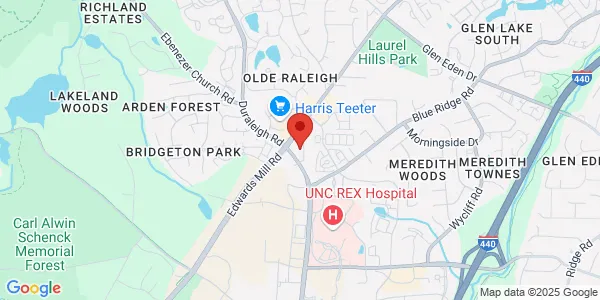 Map of 3100 Duraleigh Rd Ste 309 Raleigh, NC 27612