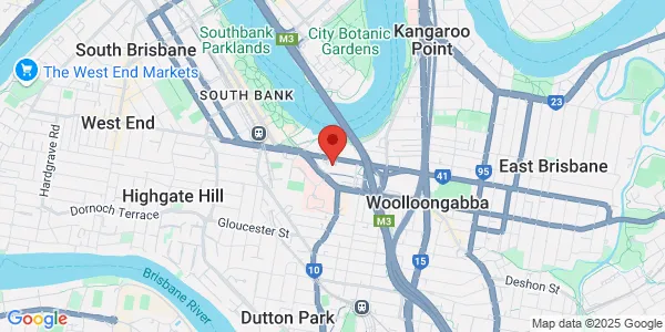 Map of 301 Vulture St South Brisbane Queensland 4101 Australia