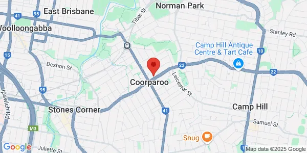 Map of 342 Old Cleveland Rd Coorparoo Queensland 4151 Australia
