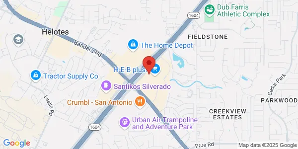 Map of 9234 N Loop 1604 W Ste 109 San Antonio, TX 78249