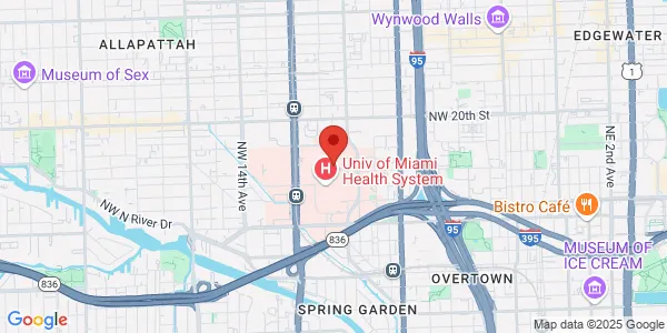 Map of 1611 NW 12th Ave Ste 10A Miami, FL 33136