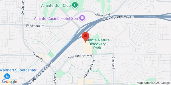 Map of 6945 Aliante Pkwy Ste 104 North Las Vegas, NV 89084