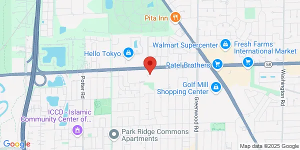 Map of 8915 Golf Rd Des Plaines, IL 60016