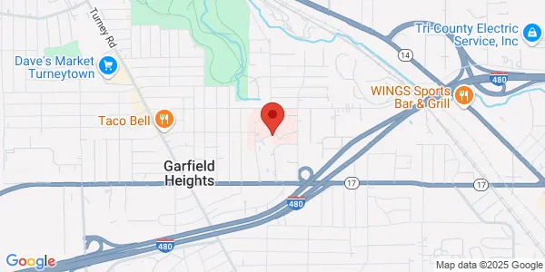 Map of 12000 McCracken Rd Cleveland, OH 44125
