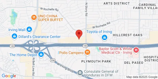 Map of 2431 W Airport Fwy Irving, TX 75062