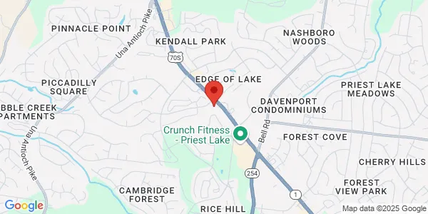 Map of 2547 Murfreesboro Pike Nashville, TN 37217