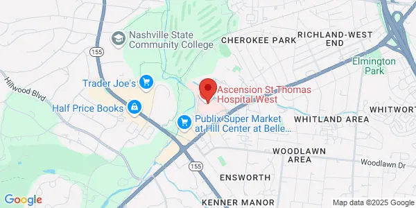 Map of 4230 Harding Road Suite 420 Nashville, TN 37205