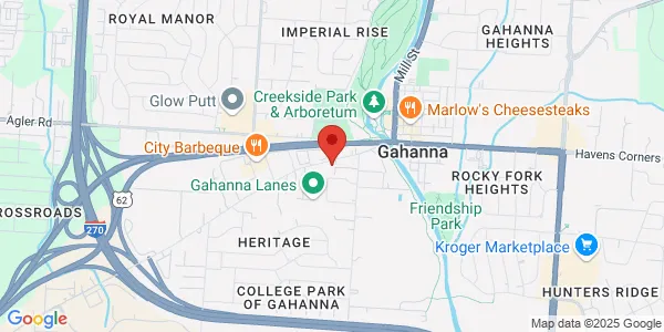 Map of 175 W Johnstown Rd Columbus, OH 43230