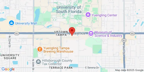 Map of 4225 E Fowler Ave Tampa, FL 33617