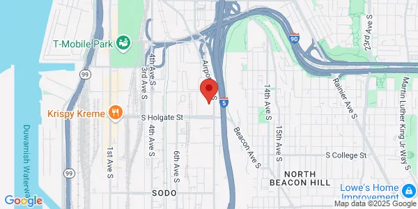 Map of 1737 Airport Way S Seattle, WA 98134
