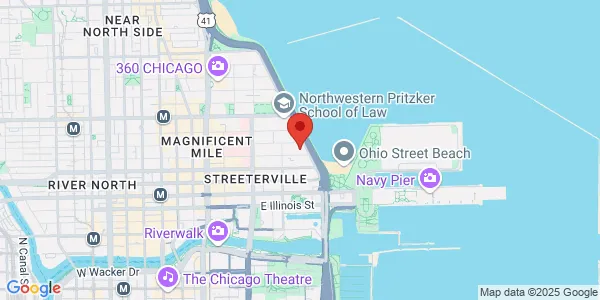 Map of 680 N Lake Shore Dr Apt 902 Chicago, IL 60611