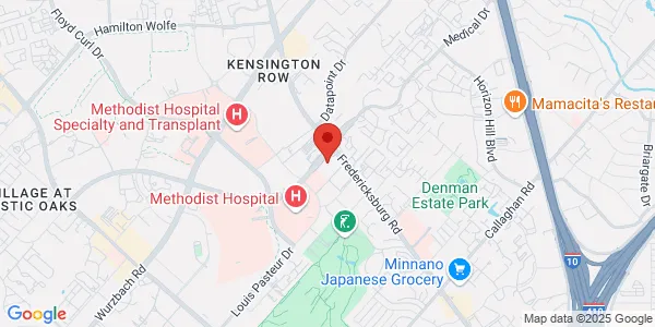 Map of 7959 Fredericksburg Rd Ste 117 San Antonio, TX 78229