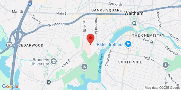 Map of 20 Hope Ave Ste 311 Waltham, MA 02453