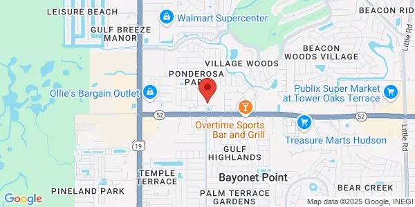 Map of 7459 State Road 52 Hudson, FL 34667