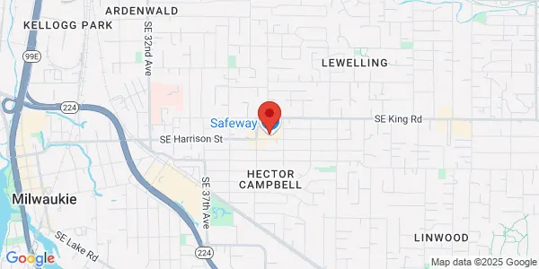 Map of 4320 Se King Rd Milwaukie, OR 97222