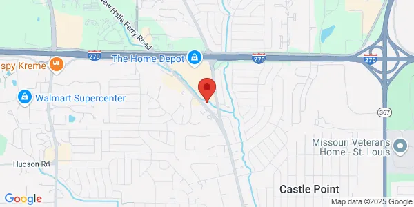 Map of 10716 New Halls Ferry Rd Saint Louis, MO 63136