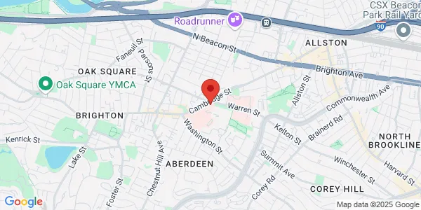 Map of 11 Nevins St Ste 204 Brighton, MA 02135
