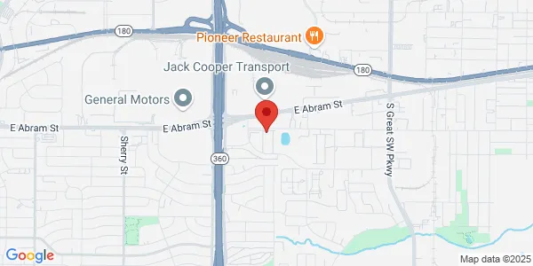 Map of 2912 Kraft St Arlington, TX 76010