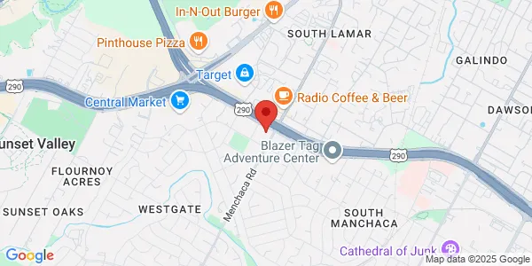 Map of 2025 W Ben White Blvd Austin, TX 78704