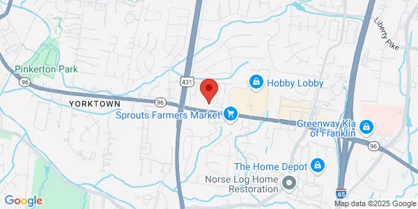 Map of 919 Murfreesboro Rd Franklin, TN 37064