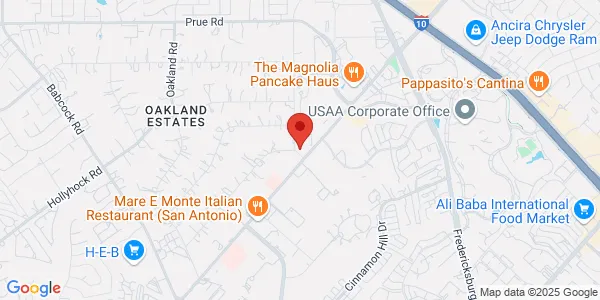 Map of 9811 Huebner Rd Bldg 2 San Antonio, TX 78240