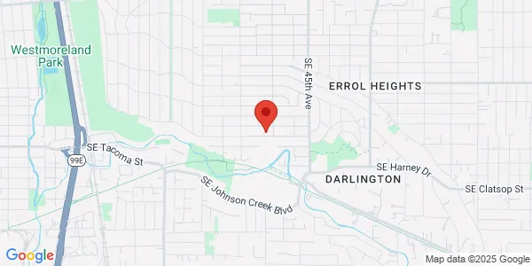 Map of 4141 SE Crystal Springs Blvd Ste B Portland, OR 97202