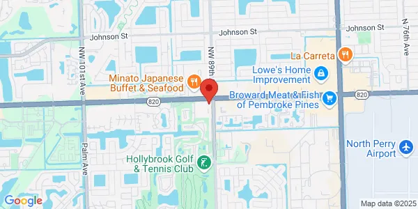 Map of 9050 Pines Blvd Ste 200 Pembroke Pines, FL 33024