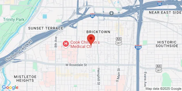 Map of 816 W Cannon St Fort Worth, TX 76104