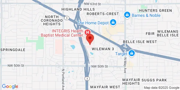 Map of 3330 NW 56th St Ste 206 Oklahoma City, OK 73112