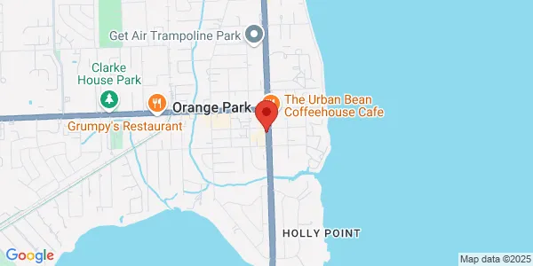 Map of 2128 Park Ave Orange Park, FL 32073