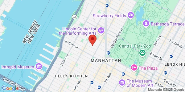 Map of 425 W 59th St # 6C New York, NY 10019
